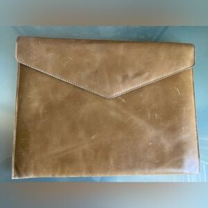 Leather MacBook Air sleeve